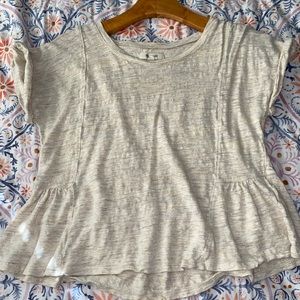 MADEWELL peplum t-shirt